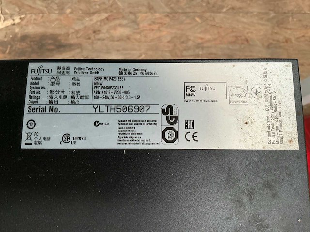 Fujitsu computercomfiguratie - afbeelding 2 van  3