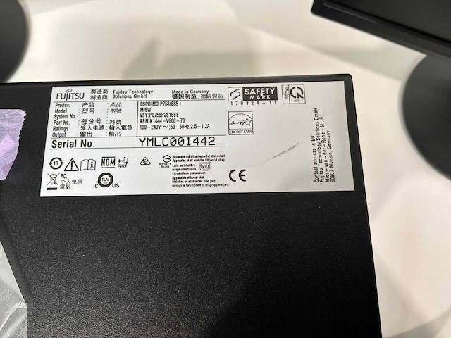 Fujitsu esprimo p758/e85 desktop - afbeelding 6 van  13