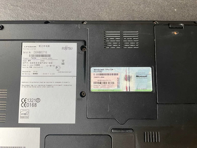 Fujitsu lifebook laptop - afbeelding 4 van  7