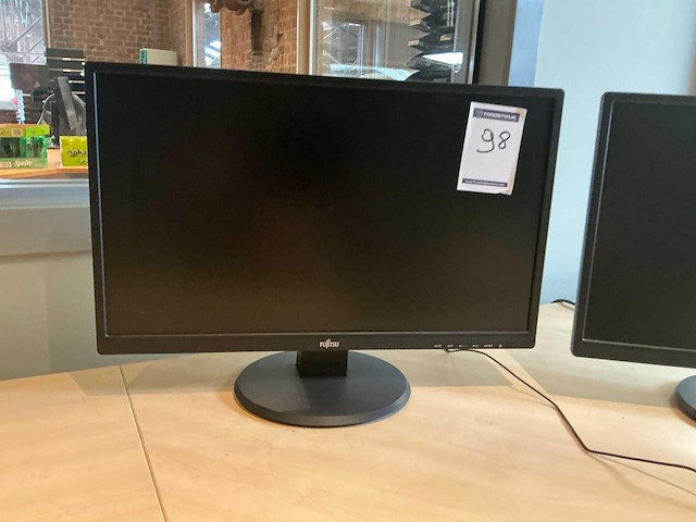 Fujitsu monitor (2x) - afbeelding 2 van  4