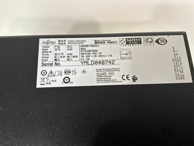 Fujitsu p558/e94+ esprimo desktop - afbeelding 1 van  3