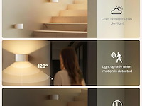 Fulen wandlampen met bewegingssensor (4 stuks) - afbeelding 2 van  5