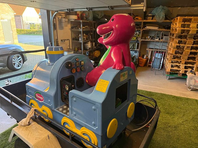Fun2learn - barney - kiddy ride - afbeelding 1 van  3