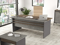 Functioneel bureau vs1 in bruin en grijs - afbeelding 3 van  5