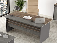Functioneel bureau vs1 in bruin en grijs - afbeelding 1 van  5