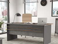 Functioneel bureau vs1 in bruin en grijs - afbeelding 2 van  5