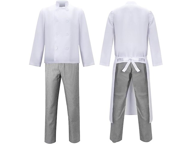 Funhoo linguini kokskostuum + muis haarband (large) - afbeelding 4 van  4