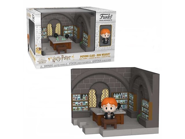 Funko - mini moments: hp-jubileum - potions class - ron weasley - afbeelding 2 van  3