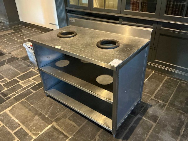 Furka rvs afvalwerktafel - afbeelding 1 van  3