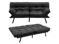 Futon cabriolet-traagschuim slaapbank met rugleuning - afbeelding 5 van  8