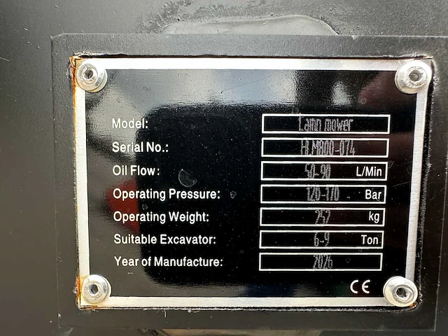 G-force - 2025 - 800lm - klepelmaaier voor graafmachine - afbeelding 4 van  12