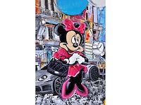 G. foucard – minnie en mickey in parijs - olie op doek - 90x120 cm - afbeelding 2 van  13
