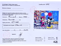 G. foucard – minnie en mickey in parijs - olie op doek - 90x120 cm - afbeelding 8 van  13