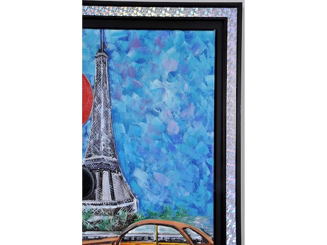 G. foucard – minnie en mickey in parijs - olie op doek - 90x120 cm - afbeelding 12 van  13