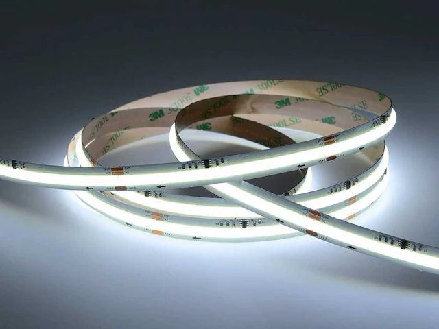 G-tec professionele cob led strip rol, 50 meter, helder wit - afbeelding 2 van  9