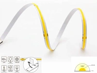 G-tec professionele cob led strip rol, 50 meter, neutraal wit - afbeelding 9 van  11