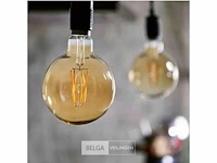 G95 amber filament lamp - 6w - e27 - dimbaar - ip20 (x40) - afbeelding 3 van  6