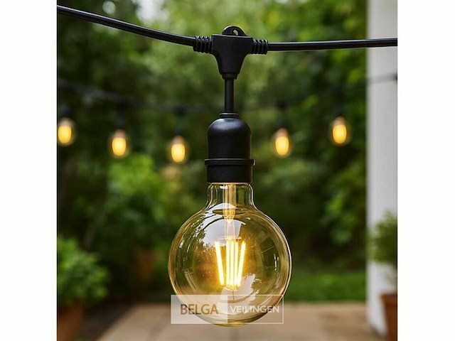 G95 amber filament lamp – 6w – e27 – dimbaar – ip20 (x40) - afbeelding 1 van  6