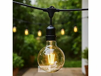 G95 amber filament lamp – 6w – e27 – dimbaar – ip20 (x40) - afbeelding 2 van  6