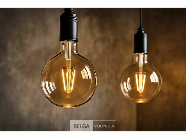 G95 amber filament lamp – 6w – e27 – dimbaar – ip20 (x80) - afbeelding 4 van  6