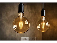 G95 amber filament lamp – 6w – e27 – dimbaar – ip20 (x80) - afbeelding 4 van  6