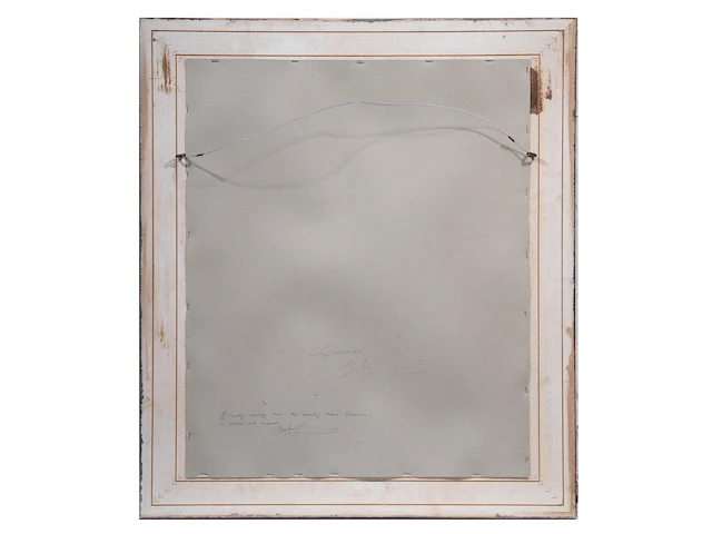 Gabriel meiring (1946), 'cassandra', 1993, mixed media 60 x 50 cm. (23.62 x 19.67 in.), frame: 81 x 71 cm. (31.89 x 27.94 in.) - afbeelding 3 van  5