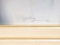 Gabriel meiring (1946), portrait of a female beauty, 1997, mixed media 45 x 35 cm. (17.71 x 13.77 in.), frame: 76 x 66 cm. (29.92 x 25.98 in.) - afbeelding 4 van  4