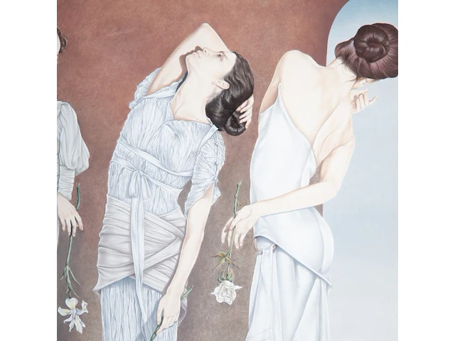 Gabriel meiring (1946), the three graces, 2000, mixed media 70 x 50 cm. (27.55 x 19.67 in.), frame: 96 x 76 cm. (37.79 x 29.92 in.) - afbeelding 6 van  7