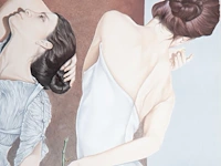 Gabriel meiring (1946), the three graces, 2000, mixed media 70 x 50 cm. (27.55 x 19.67 in.), frame: 96 x 76 cm. (37.79 x 29.92 in.) - afbeelding 7 van  7