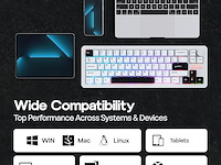 Galaxy68 draadloos mechanisch toetsenbord - afbeelding 4 van  6