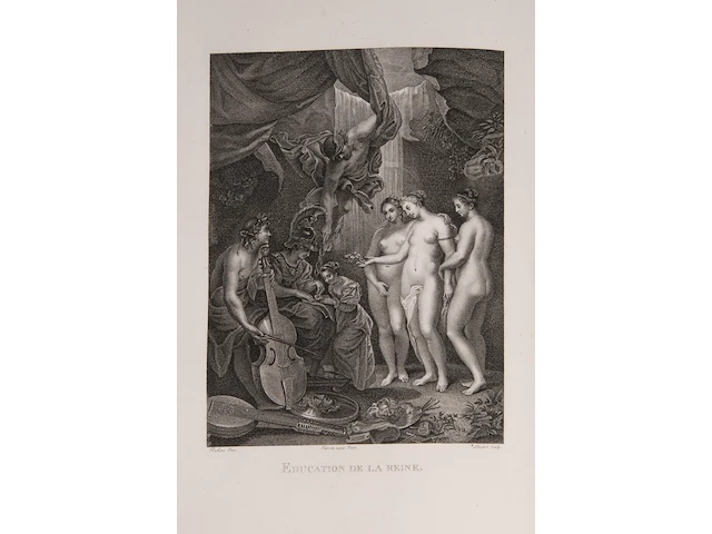 'galerie de rubens, dite du luxembourg', containing 25 engravings after peter paul rubens's famous marie de' medici cycle, paris, 1809 - afbeelding 2 van  12