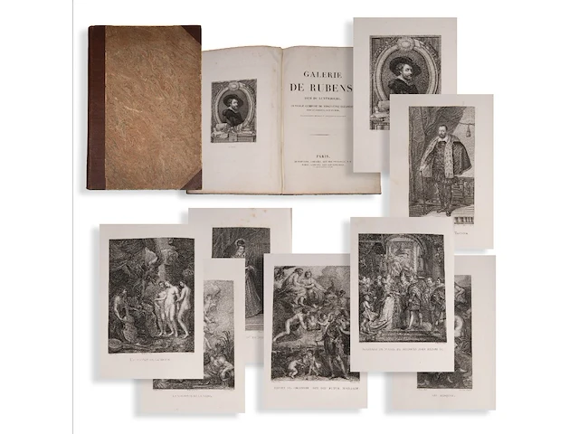 'galerie de rubens, dite du luxembourg', containing 25 engravings after peter paul rubens's famous marie de' medici cycle, paris, 1809 - afbeelding 1 van  12