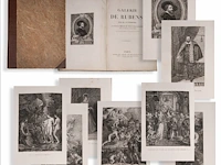 'galerie de rubens, dite du luxembourg', containing 25 engravings after peter paul rubens's famous marie de' medici cycle, paris, 1809