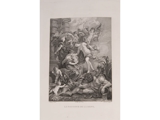 'galerie de rubens, dite du luxembourg', containing 25 engravings after peter paul rubens's famous marie de' medici cycle, paris, 1809 - afbeelding 12 van  12