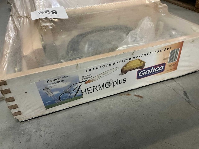 Galico thermoplus houten 3-delige zoldertrap - afbeelding 2 van  3