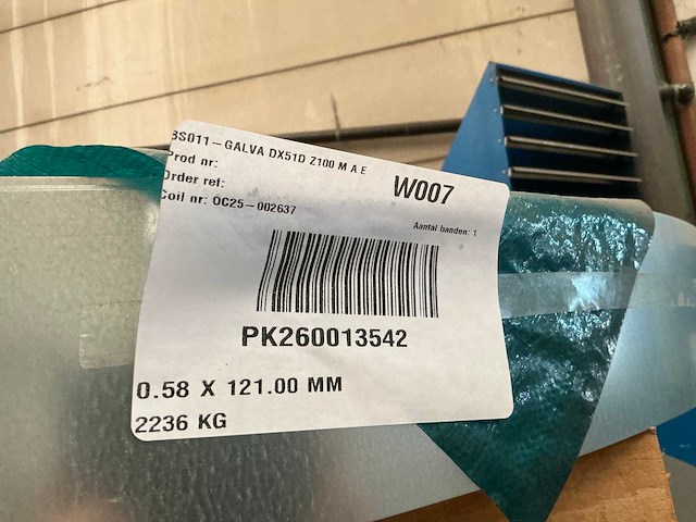 Galva dx51d z100 m a e coil (3x) - afbeelding 5 van  5