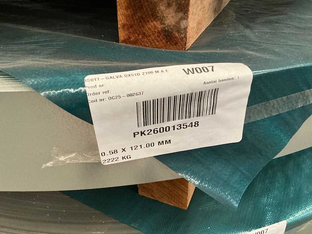 Galva dx51d z100 m a e coil (4x) - afbeelding 4 van  7