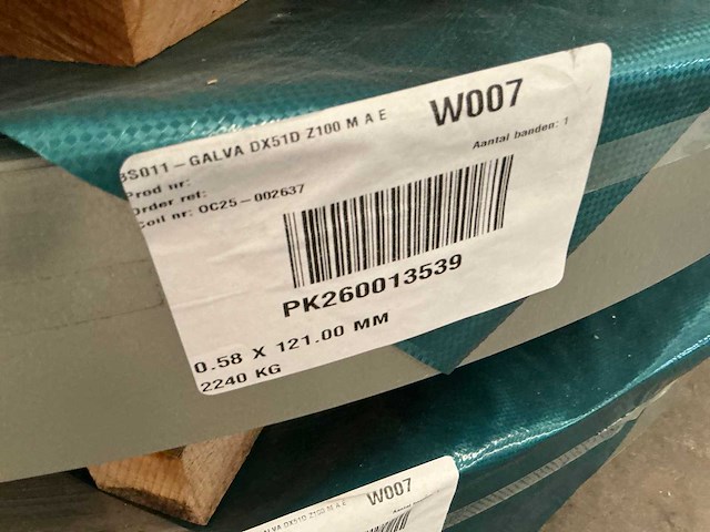 Galva dx51d z100 m a e coil (4x) - afbeelding 5 van  7