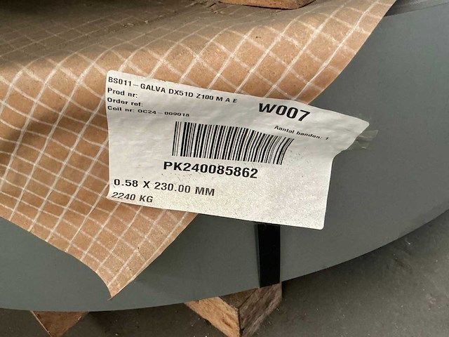 Galva dx51d z100 m a e coil (4x) - afbeelding 5 van  5