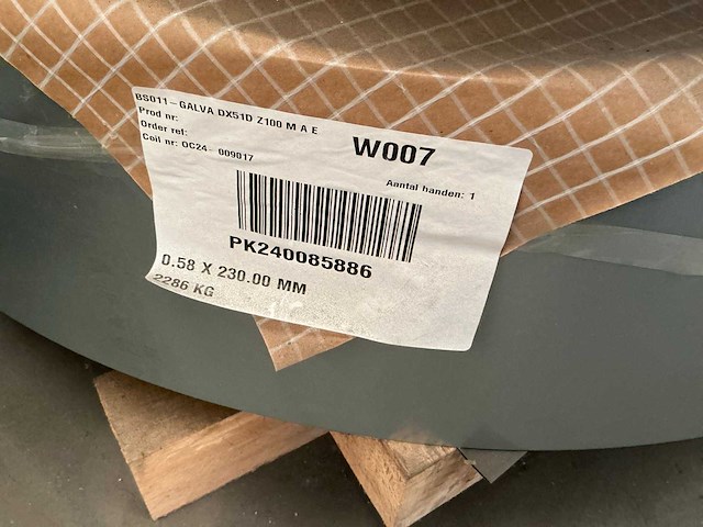 Galva dx51d z100 m a e coil (4x) - afbeelding 6 van  7
