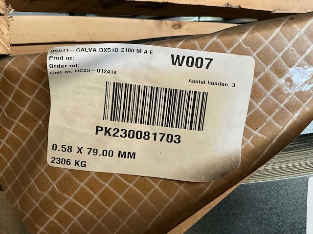 Galva dx51d z140 m a e coil (3x) - afbeelding 4 van  4