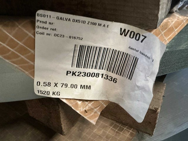 Galva dx51d z140 m a e coil (4x) - afbeelding 6 van  7