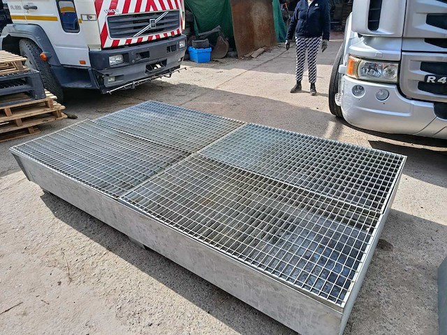 Galva lekbak - ibc 3 x 1000 - overige garage gereedschap - afbeelding 1 van  4