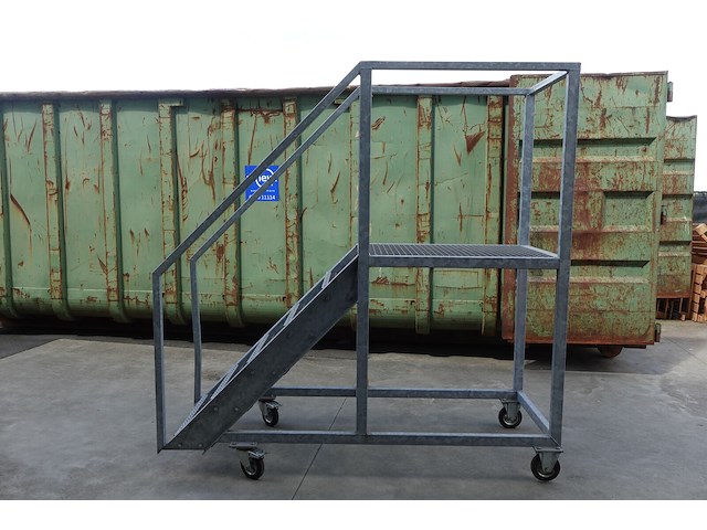 Galva verrijdbare platformtrap - afbeelding 1 van  4