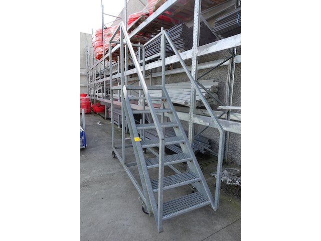 Galva verrijdbare platformtrap - afbeelding 3 van  4