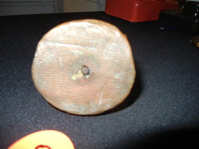 Galvanisch verkoperde wasbeeldje - afbeelding 3 van  3