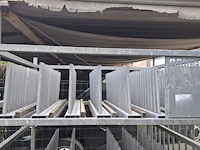 Galvanise stapelkrat met uitneembare verdelingen 95cm x 115cm x 55cm hoog - afbeelding 1 van  3