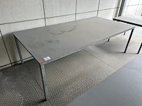 Galvanisé tafel met volkern blad - afbeelding 1 van  3