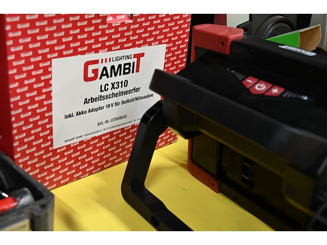 Gambit lc x310 werklamp - afbeelding 2 van  3