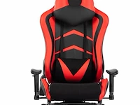 Game-kantoor stoel rood/zwart